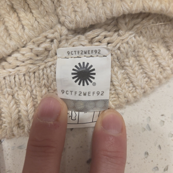 UGG Knit Boots in Cream and Tan - Picture 10 of 10